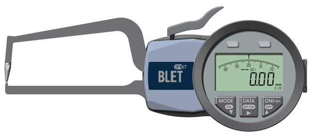 STAHLWERK Comparateur numérique Palpeur avec plage de mesure 0-12,7 mm,  17,99 €